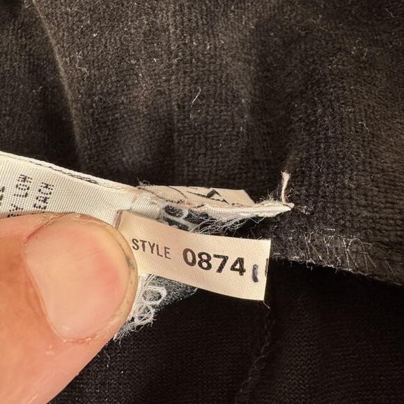 Vintage 90s Ellen Ashley Velvet Dress XL Dark Romantic Goth Vamp Witchy Morticia - Picture 6 of 9